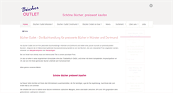Desktop Screenshot of buecher-outlet-muenster.de